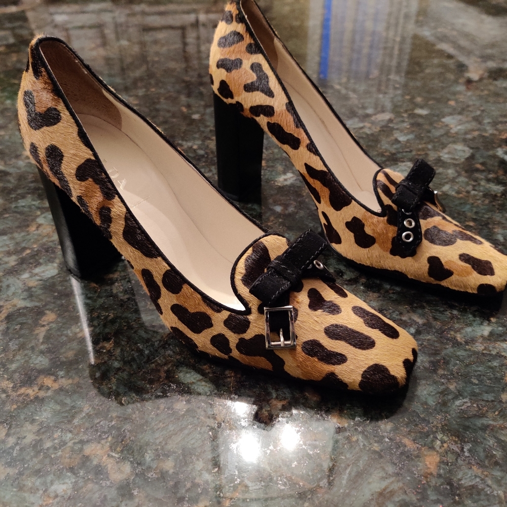 Prada Cheetah Heels - Size EU 39 / US 8.5-9